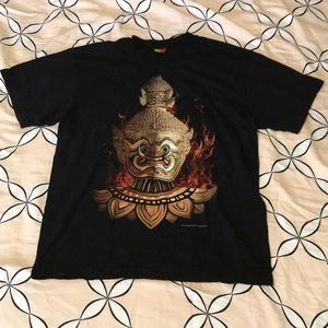 Thailand Khon Fi Mask โขนไฟ Graphic T-Shirt